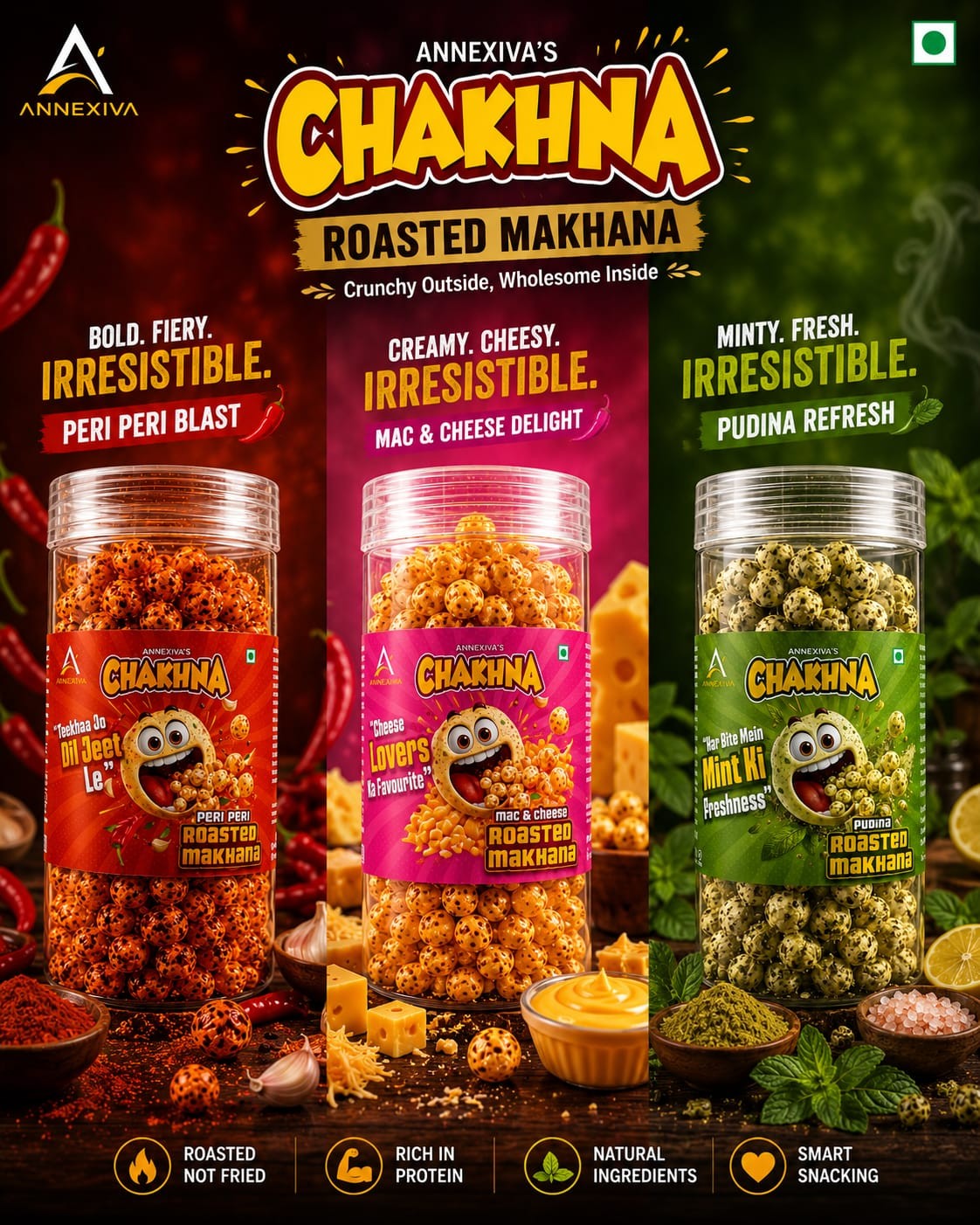 ANNEXIVA Bestseller Makhana Combo